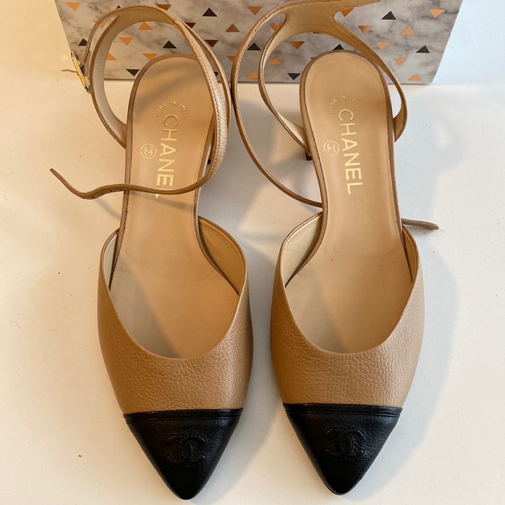 CHANEL Kitten Heals. Worn ONCE